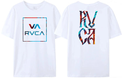 100% Cotton RVCA T Shirt Men Women THE BALANCE OF OPPOSITES Tee Tshirt Oversized Short Sleeve Design Brand T-shirt Top Clothes