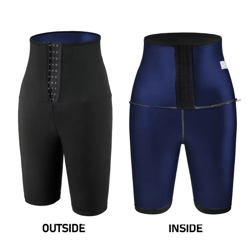 Body Shaper Pants Sauna Shapers Hot Sweat Sauna Effect Slimming Pants Fitness Short Shapewear Workout Gym Leggings Fitness Pants