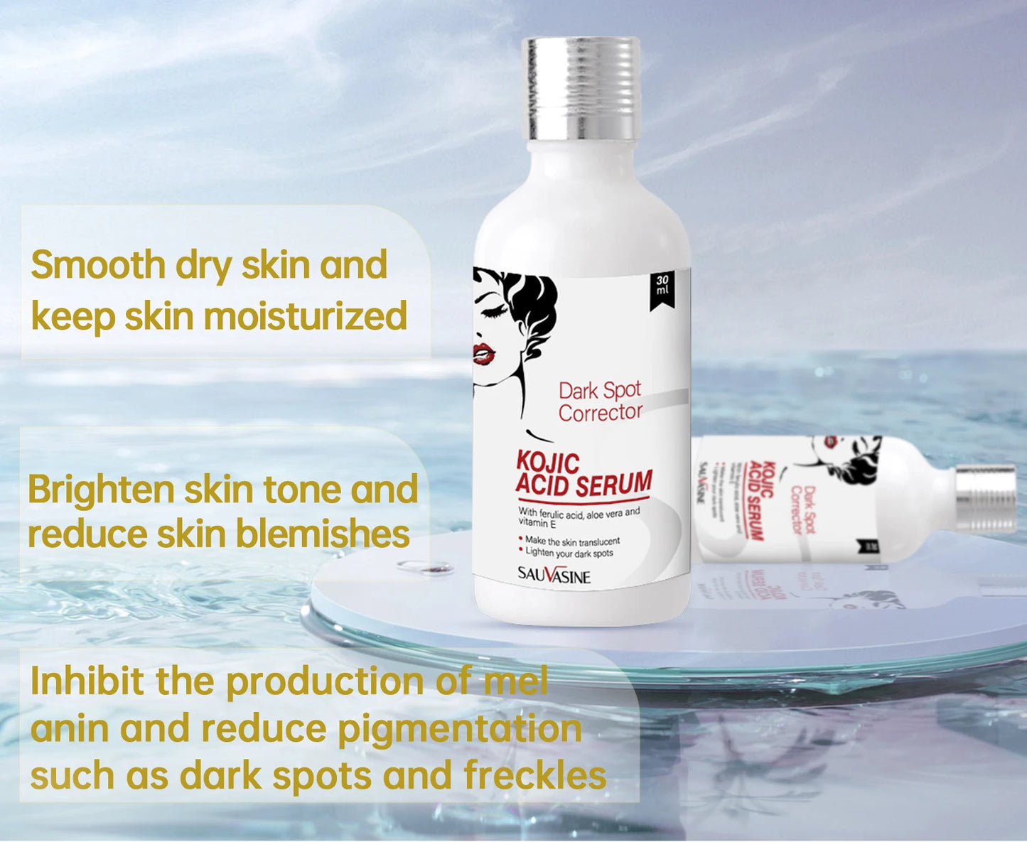 Kojic Acid Retinol Cream Skin Whitening Cream Remove Dark Spots Anti Aging Brighten Moisturizing Nourishing Facial Skin Care