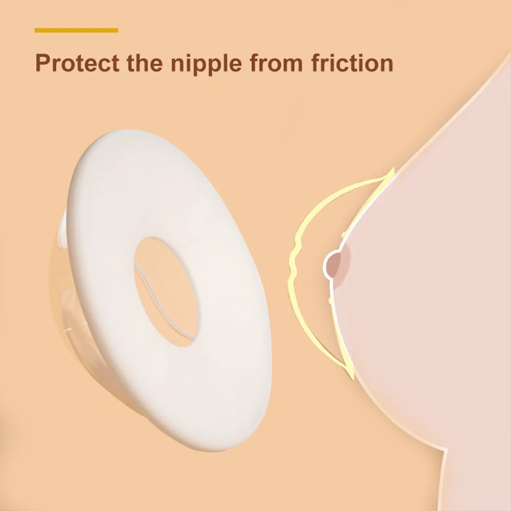 Wearable Milk Saver for Breastfeeding Manual Breastmilk Collector Silicone Breast Shell Milk Catcher for Collecting Breastmilk