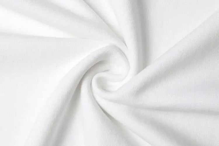 Heavyweight Impermeable 300g Carbon Matte Pure Cotton Thick Short Sleeved T-shirt Men and Women Pure White Simple Base Shirt