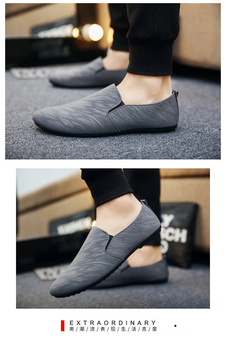 Shoes for Man New Men Fashionable Canvas Breathable Flat Bottomed Walking Shoes with Lightweight Sports Shoes Men's Sneakers