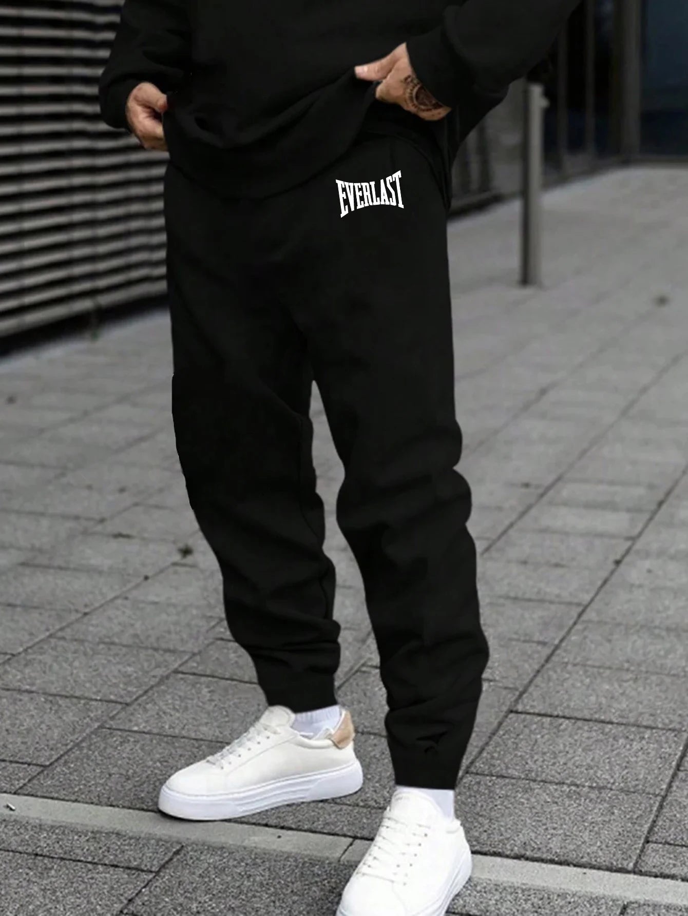 Jogging Mens Tracksuit Print Sweatshirt Sweatpants Casual Sports Single Piece Tops Pants Fall comfort HipHop Sportswear Clothing