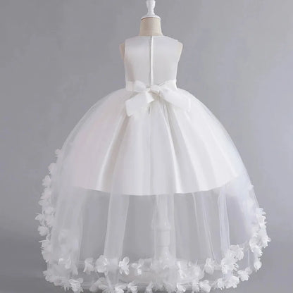 elegant dress for girls Wedding Party Dresses for Girls Bridesmaid Dress Formal  Long Gown Tailing Gala Birthday Pageant Prom Go