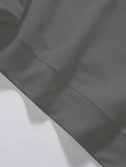 Men's autumn and winter fashionable casual loose Paris letter print fleece pullover long sleeved round neck sweatshirt