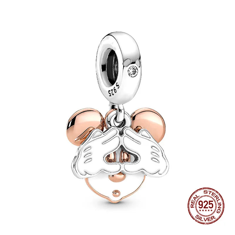 Charms 925 Silver Disney Series-Witch Charms Beads Fits 3mm Original Bracelet Necklace Womens DIY Fine Jewelry Gift Hot Sale