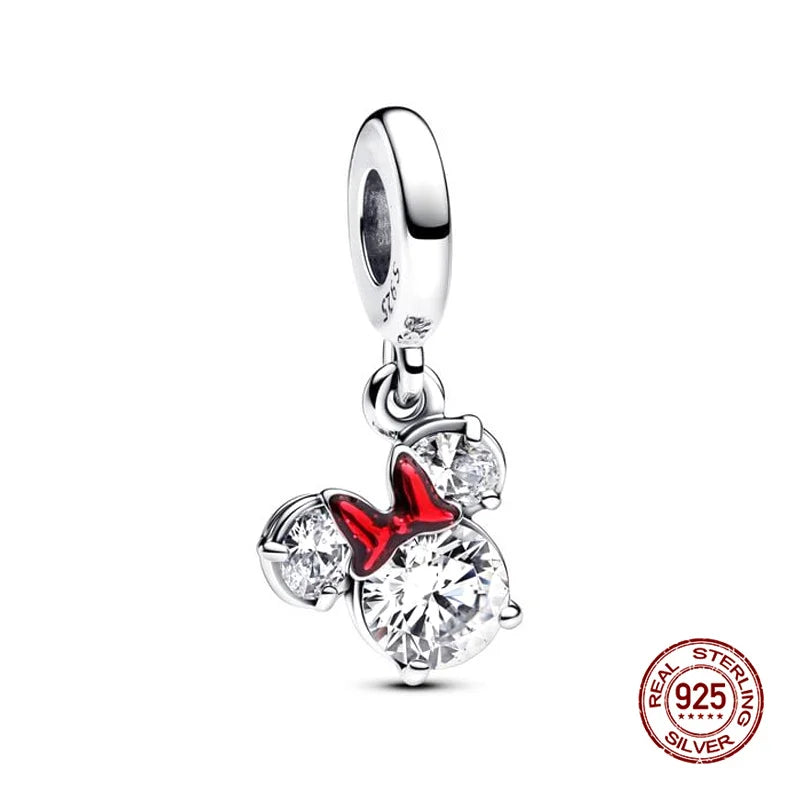 Charms 925 Silver Disney Series-Witch Charms Beads Fits 3mm Original Bracelet Necklace Womens DIY Fine Jewelry Gift Hot Sale