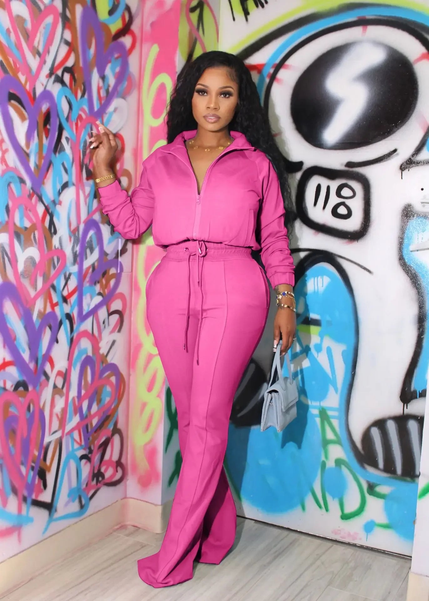 Trendy Women 2 Piece Tracksuit Autumn Winter Sport Jogger Outfits Fashion Solid Sweatsuit 2026 Female Two Piece Pants Set