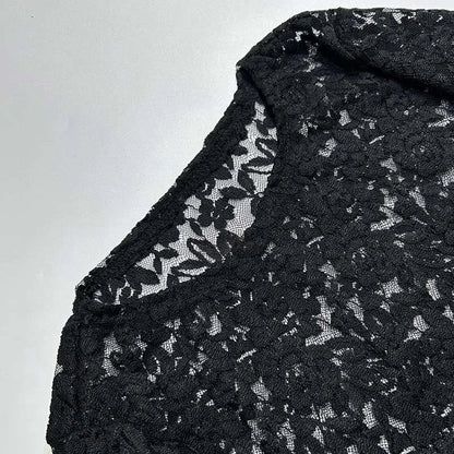 2024 Autumn New Sexy See-through Long Sleeve Dress Amazon Cross-border E-commerce Best-seller Women's Clothing Wholesale