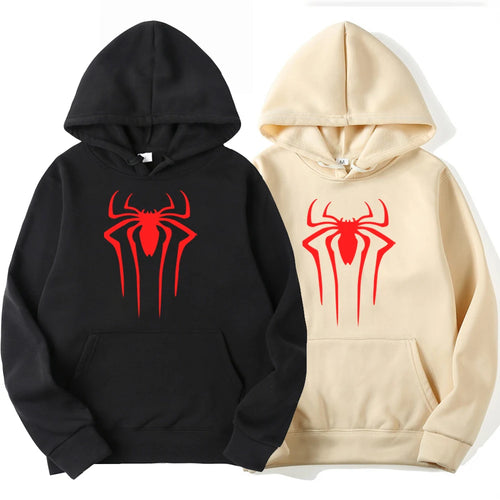 Fashion brand men's hoodie casual hoodie sportswear men's/women's top printed spider hoodie