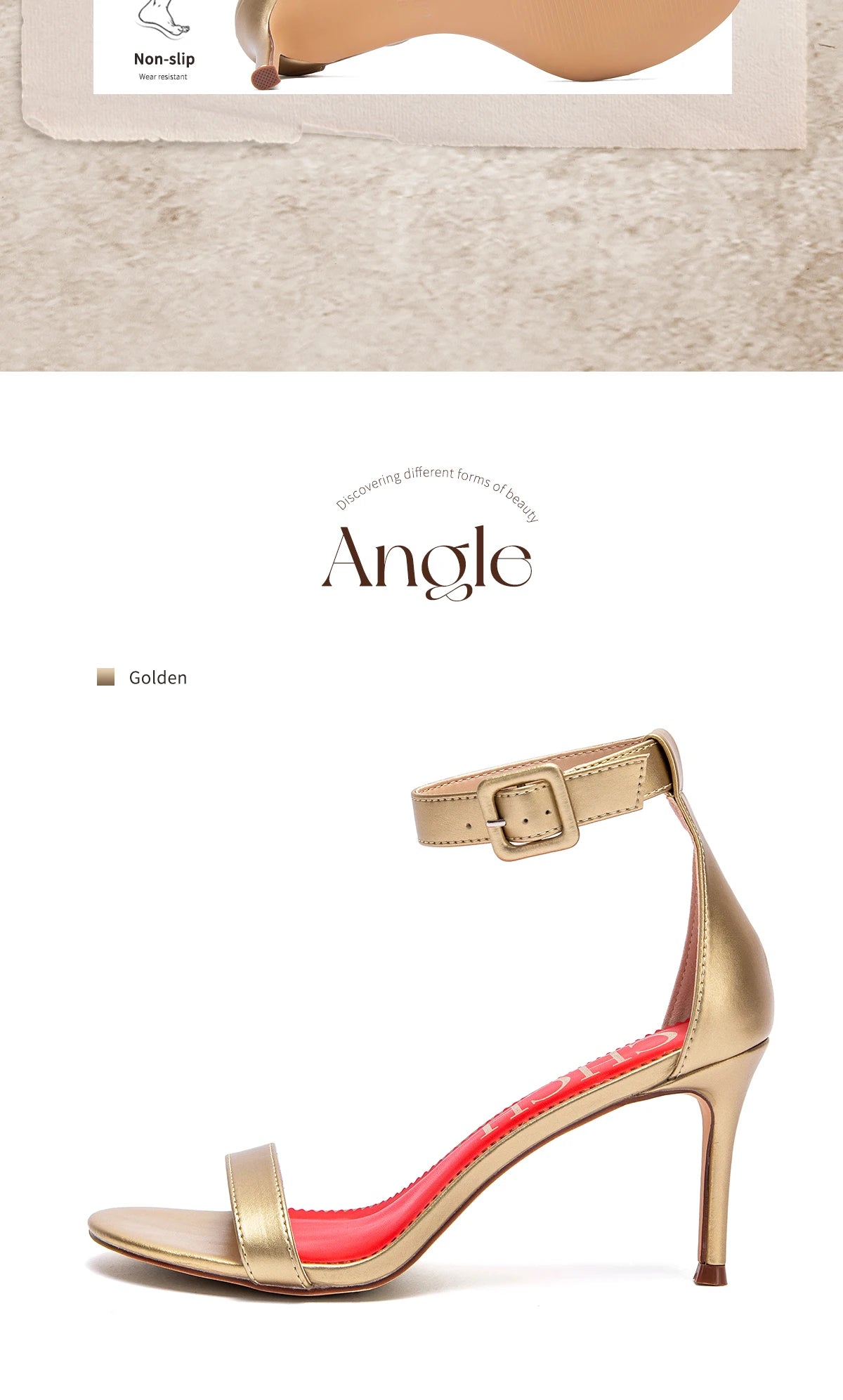 High heel sandals luxury brand 2025 summer new simple design wrap heel Girl