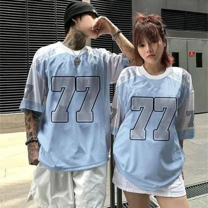 Fashion Short Sleeve Sports Basketball T-shirt For Men Lover Outdoor Breathable O-neck T Shirts 2025 Summer Couple Plus Tee Top