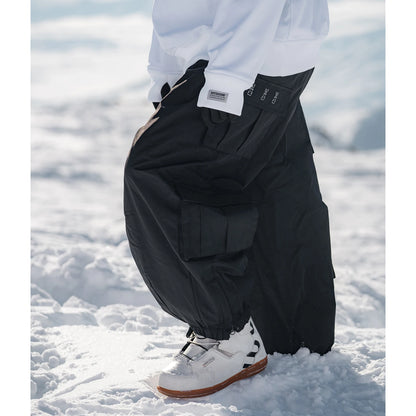 Oversize Winter Ski Pants 3L Snowboard Pant Thicken Thermal Waterproof Breathable Outdoor Sports Warm Women's Men's Ski Trousers