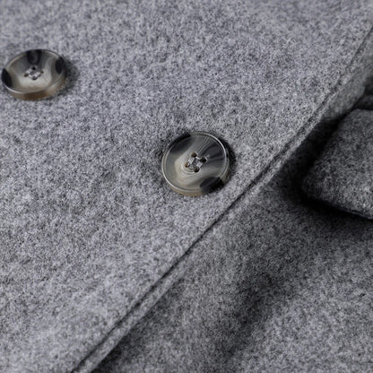 Solid Warm Elegant Women Coat Turn-down Collar Long Sleeve Jacket Casual Winter Autumn Long Outerwears Lady Fashion Loose Coats