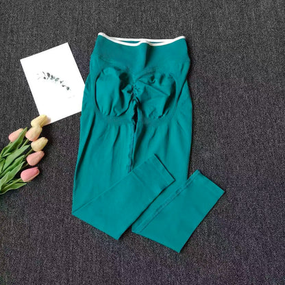 Peach Butt Yoga Pants, High-Waisted Butt-Lifting Fitness Pants for Women, Highly Elastic Quick-Drying Tight Leggings for Workout