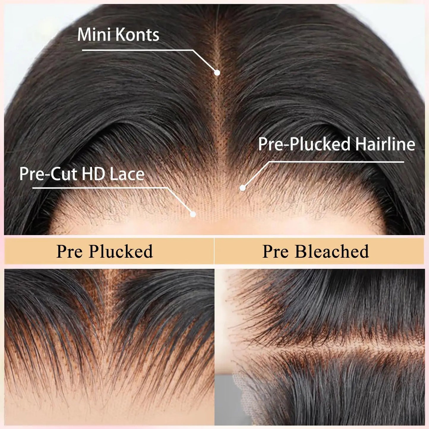 Glueless Wigs Human Hair Pre Plucked Pre Cut Loose Deep Wave Wig Lace Lace Big Wave Long Curly Hair Synthetic Headband