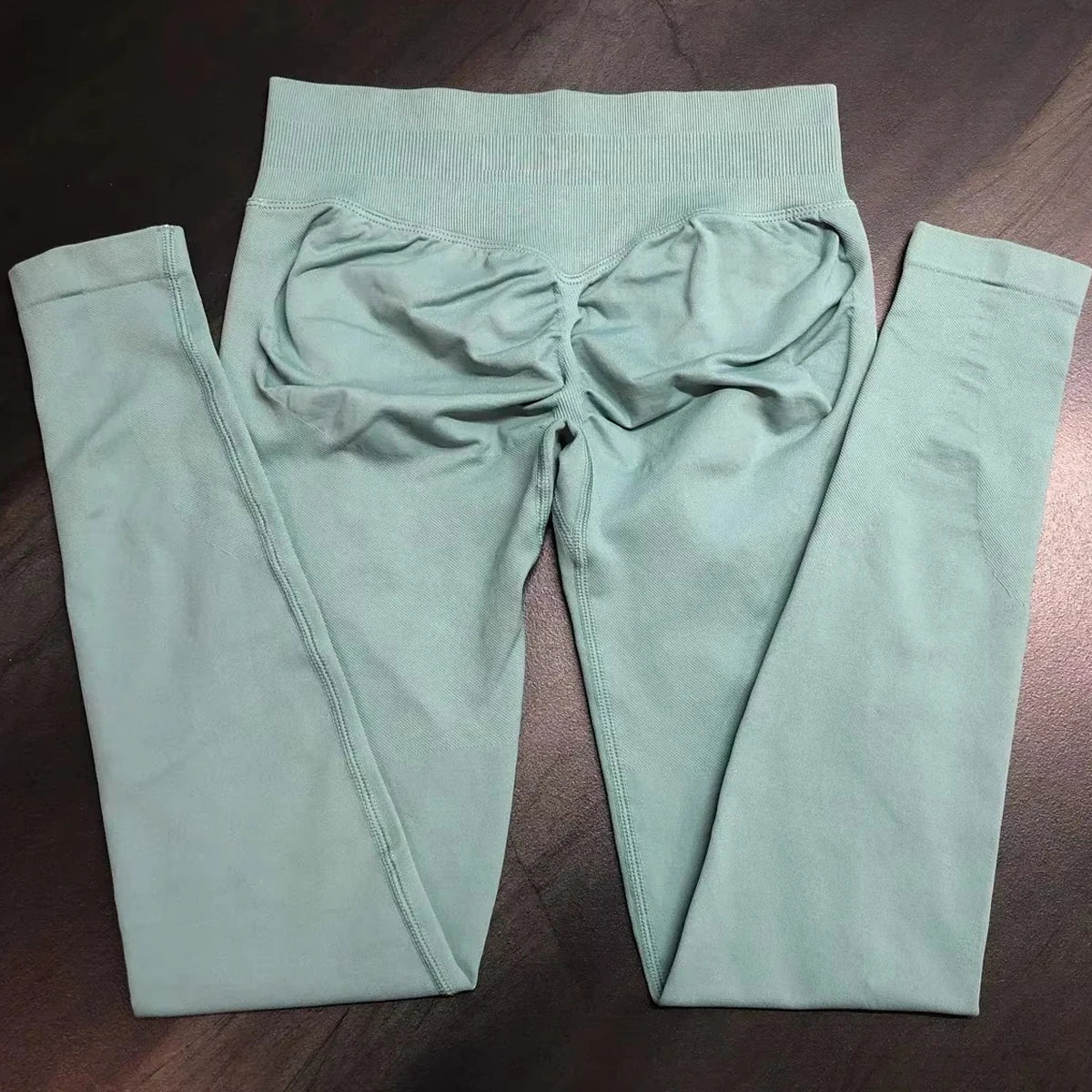 No Logo Scrunch Bum Gym Legging for Women Low Waistband Seamless Yoga Legging Workout Yoga Pants Push Up Sports Tights