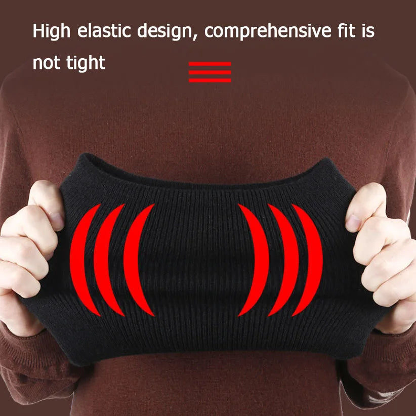 Windproof Full Face Knit Hats Custom SkiMask Men Warm Wool Balaclava embroidery Winter hats Knitted 3 Holes Ski Mask