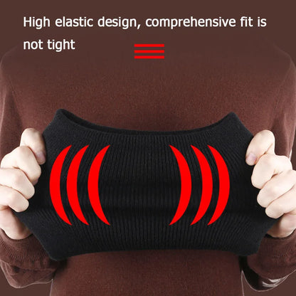 Windproof Full Face Knit Hats Custom SkiMask Men Warm Wool Balaclava embroidery Winter hats Knitted 3 Holes Ski Mask