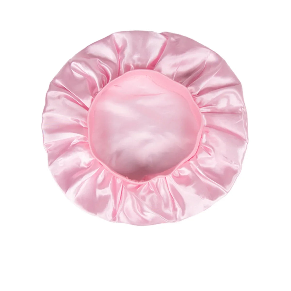 Baby Kids Satin Wide Band Sleeping Hat Beige Black White Pink Purple Bonnet Cap Turban Hat Wide Elastic Bands Night Sleep Cap