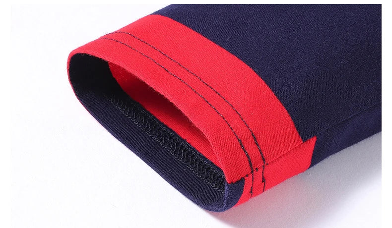 Spring Men Polo Shirt Cotton Long Sleeve Stripe Polo Shirt Men Autumn Embroidery Casual Fashion Polo Shirt Business T-shirts Men