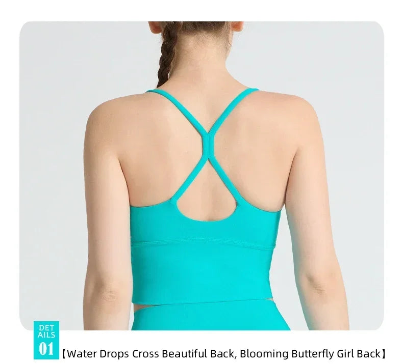 2-piece Yoga Suit Women Sportswear Fitness Set Cross back Yoga Tops A High Waist Leggings Pilates Fitness Sports Clothing👚👚