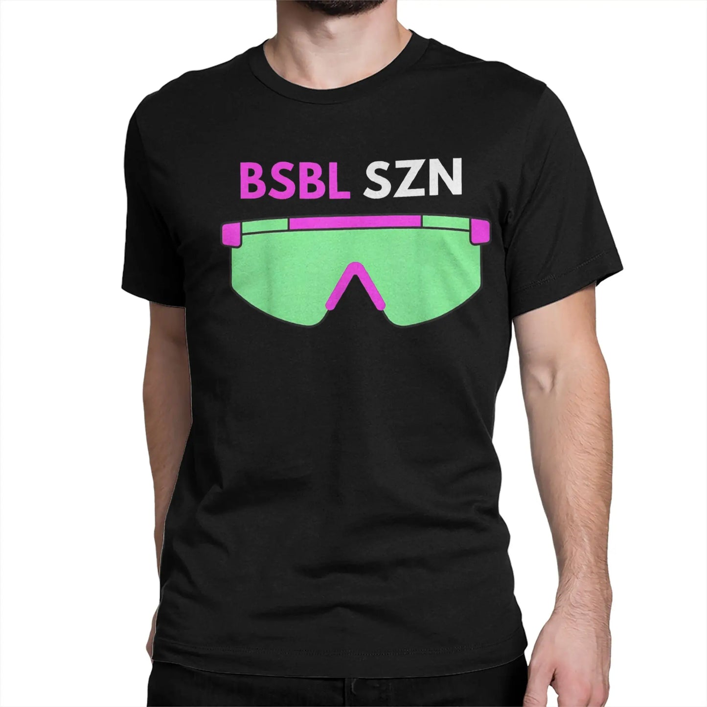 BSBL SZN Baseball Season Boys Girls Youth T Shirts Men Women Pure Cotton T-Shirt O Neck  Tee Shirt Short Sleeve Clothes Printed