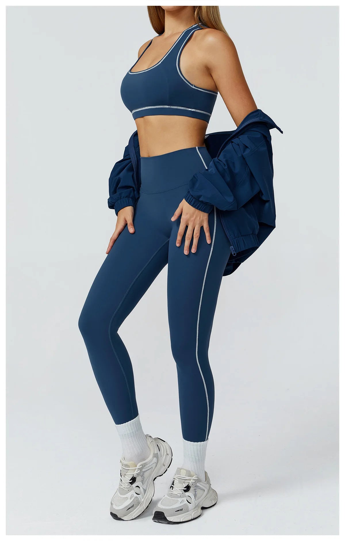 Yoga Set 2/3PCS Sports Outfits Women Clothes Fitness Tracksuit Gym Legging Workout Long Sleeved Female Bra Yoga Suit Sportswear