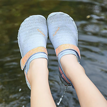 Men Women Elastic Beach Barefoot Seaside Aqua Shoe Quick-Dry Breathable Surf Wading Shoe Non Slip Upstream Swimming Water Shoe