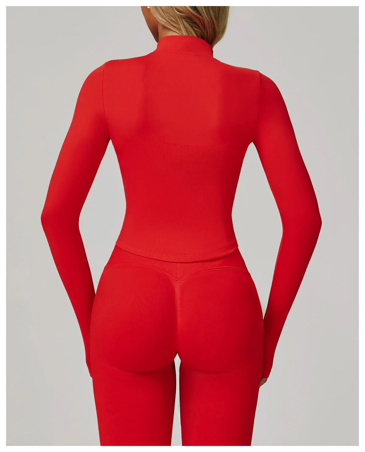 New Women Seamless Zipper Jacket Yoga Long Sleeved Gym Top Yoga Push Up Jacket Fitness Running Workout Sport Coat Women's Shirts