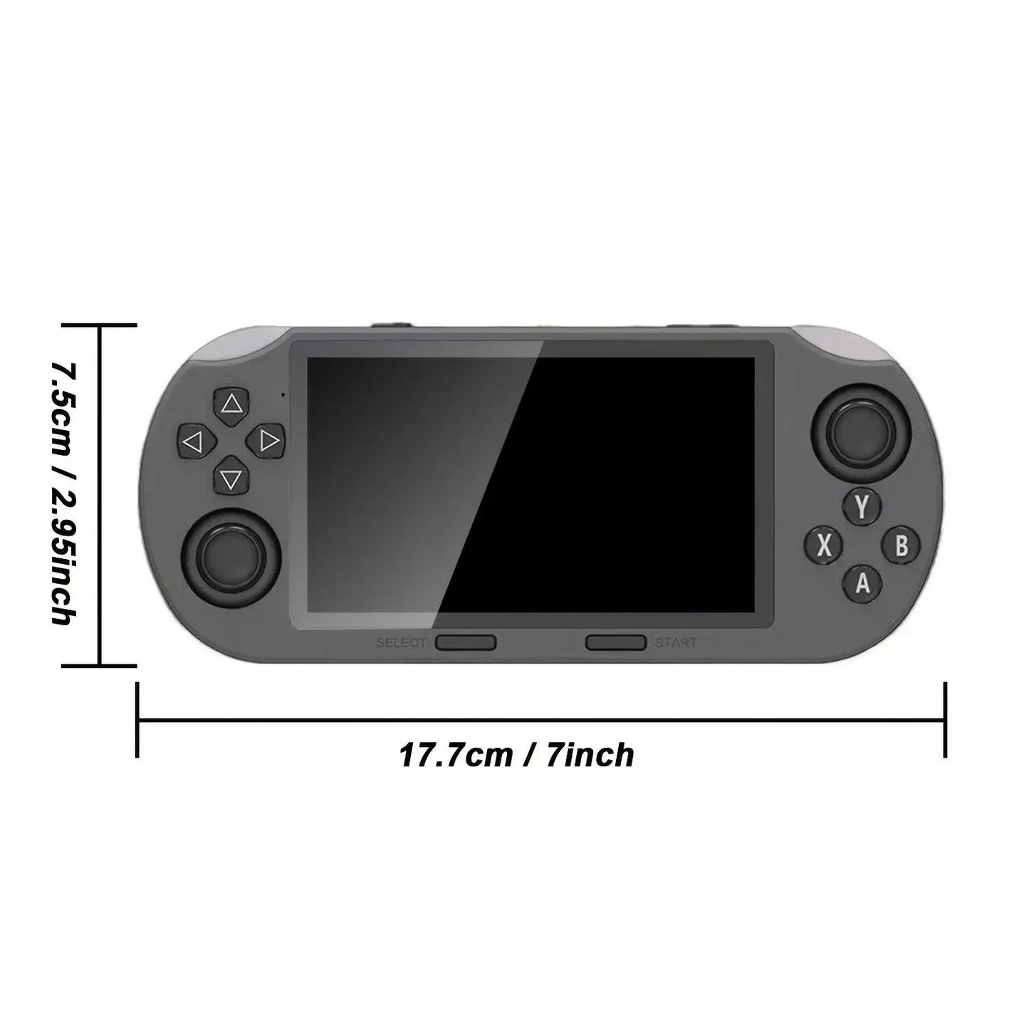 WUDS SF3000 Retro Handheld Game Console, 4.5 Inch IPS Screen Games Machine, Wireless Mini Portable Game Player