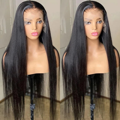 40 Inch Human Hair Wigs Pre Plucked With Baby Hair 13x4 13x6 Hd Lace Frontal Wig Straight Lace Front Human Hair Wigs For Women