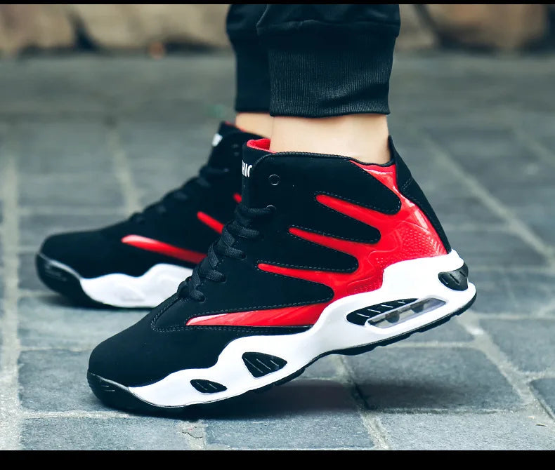 High Top Men Sneakers Fashion Breathable Running Shoes for Men Versatile Basketball Shoes Designer Men Sport Shoes Tenis Hombres