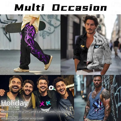 Fashion Elegant Harajuku Slim Fit Ropa Hombre Loose Casual All Match Lattice Men's POLO Shirt Printed Button Short Sleeve Tops