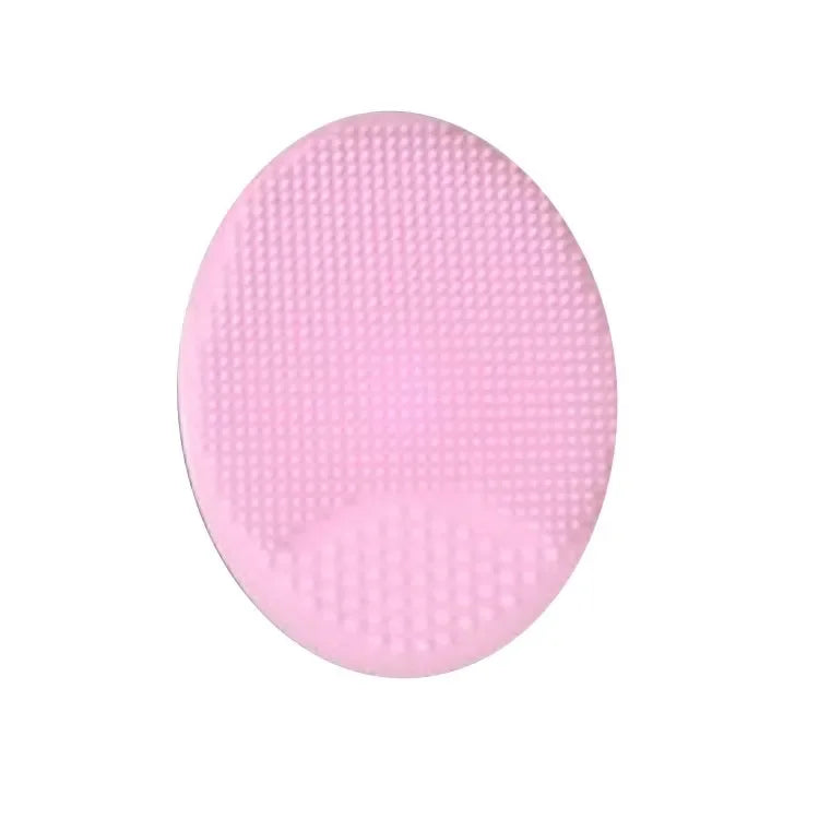 New Silicone Face Wash Brush Clean Pores Baby Shampoo Brush Baby Bath Brush Soft Hair Round Shampoo Comb Home Use