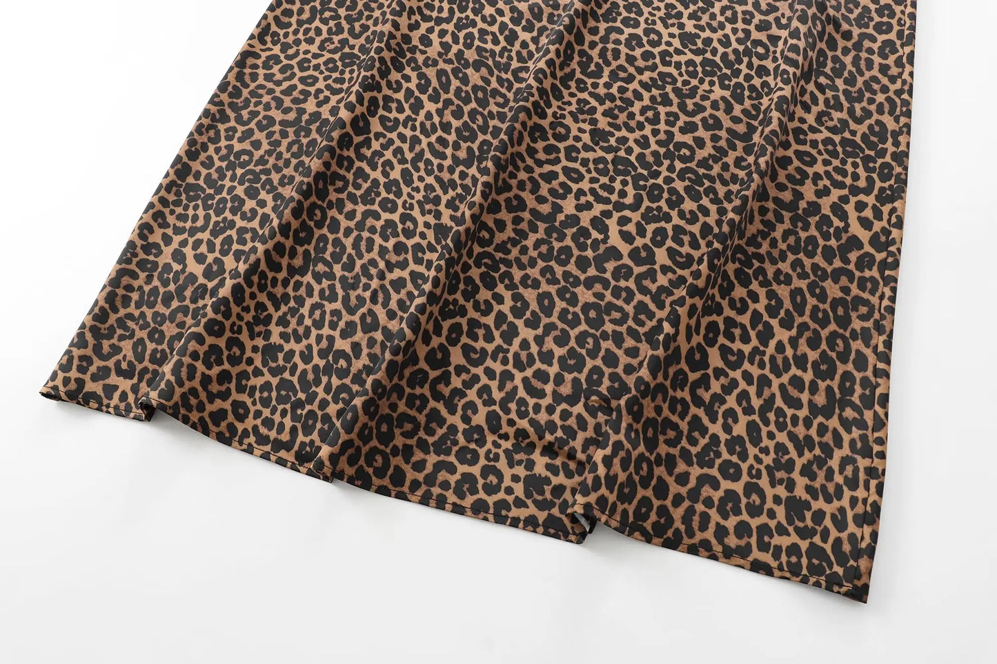 TFMLN Women Vintage Leopard Print Skirts Female 2026 Street Chic High Waist Long Skirt Spring Office Slim Fashion New Skirts
