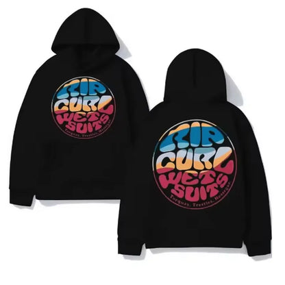 2025 Trend Rip Curl Autumn/Winter Hoodie Printed Men's Pullover Hoodie Hoodie Brand Jogger Long Sleeve Warm Sweatshirt Top
