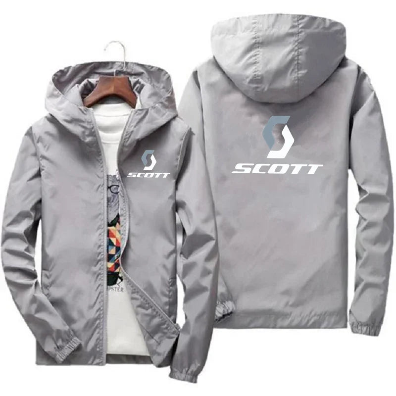 2025 Men's sportswear, SCOTT commuter jacket, warm jacket, zipper sportswear, new autumn and winter sportswearg