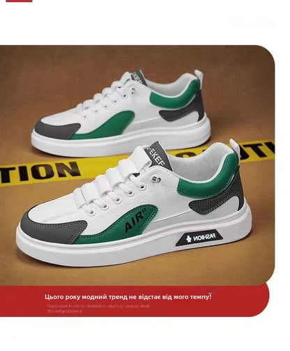 New 2025 Men's Casual oes Leather Surface Comfortable Spring Autumn Trendy Sports oes Versatile Faionable Korean Sle