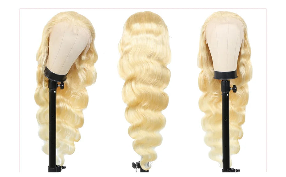613 Hd 13x4 13x6 360 Lace Frontal Wig Lace Wig Honey Blonde Lace Front Wig Colored Human Hair Brazilian Body Wave Lace Front Wig