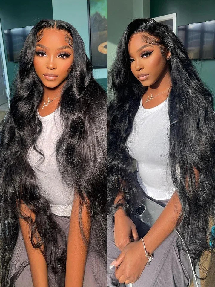 40 46 Inch 250 Density Frontal Wig For Black Women Brazilian Body Wave Wigs Human Hair 5x5 Glueless Hair13x4 13x6 HD Front Wigs