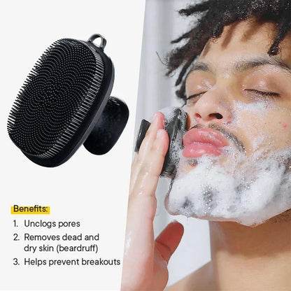 Silicone Face Scrubber for Men and Women Facial Cleansing Brush Silicone Face Wash Brush Manual Cleansing Skin Care Face Brushes