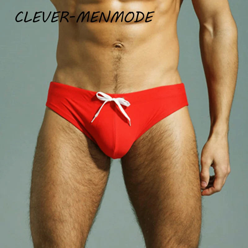 Mens Swimwear Sexy Briefs Swimsuits Trunks Beachwear Summer Surf Board Wear Men Swimming Brief Bikini Underwear Spa Underpants