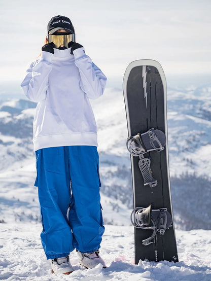 Oversize Winter Ski Pants 3L Snowboard Pant Thicken Thermal Waterproof Breathable Outdoor Sports Warm Women's Men's Ski Trousers