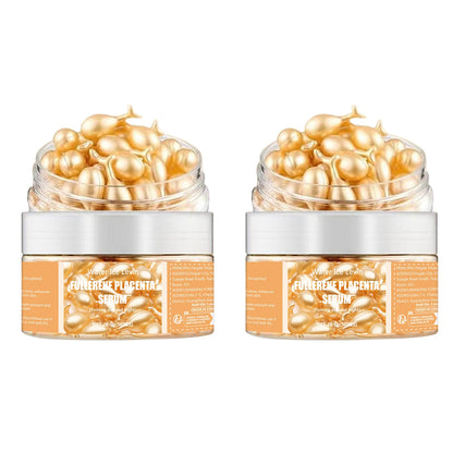 50 Capsules Fullerene Essence Capsule Collagen Capsule Facial Care Essence Anti-Wrinkle, Acne, Firming, Whitening, Hyaluronic Acid Essence Skin Care New Style