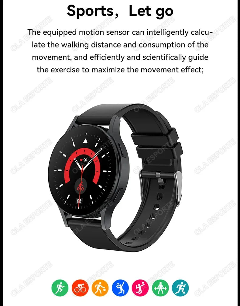 2026 New Women SmartWatch Bluetooth Call Lady Watches Sport Waterproof  Heart Rate  Sleep Smart Watch for  Women Present Gift