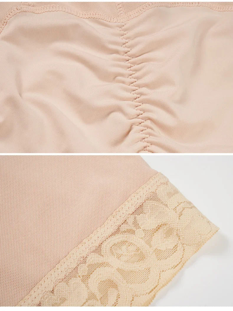 Women's Belly Tummy Control Butt Lifting Zipper Postpartum BodyShaper Fajas Colombian Double Compression Corset Waist Trainer