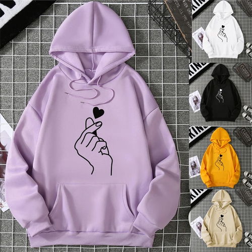 2025 Winter New Women's Hoodie High Street Unisex style Double Pockets Sweatshirts Outerwear Plus-Size Women's Clothing CYXX241