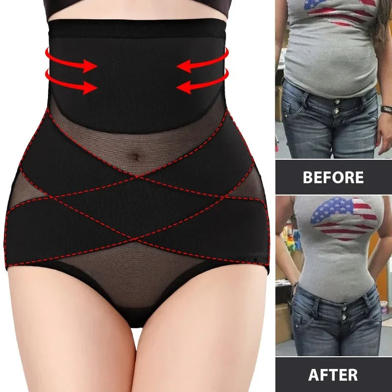 Sexy Body Shaper Briefs Butt Lifter Women Shapewear Tummy Control Female High Waist Trainer Bodyshaper Panties Corset Abdomen