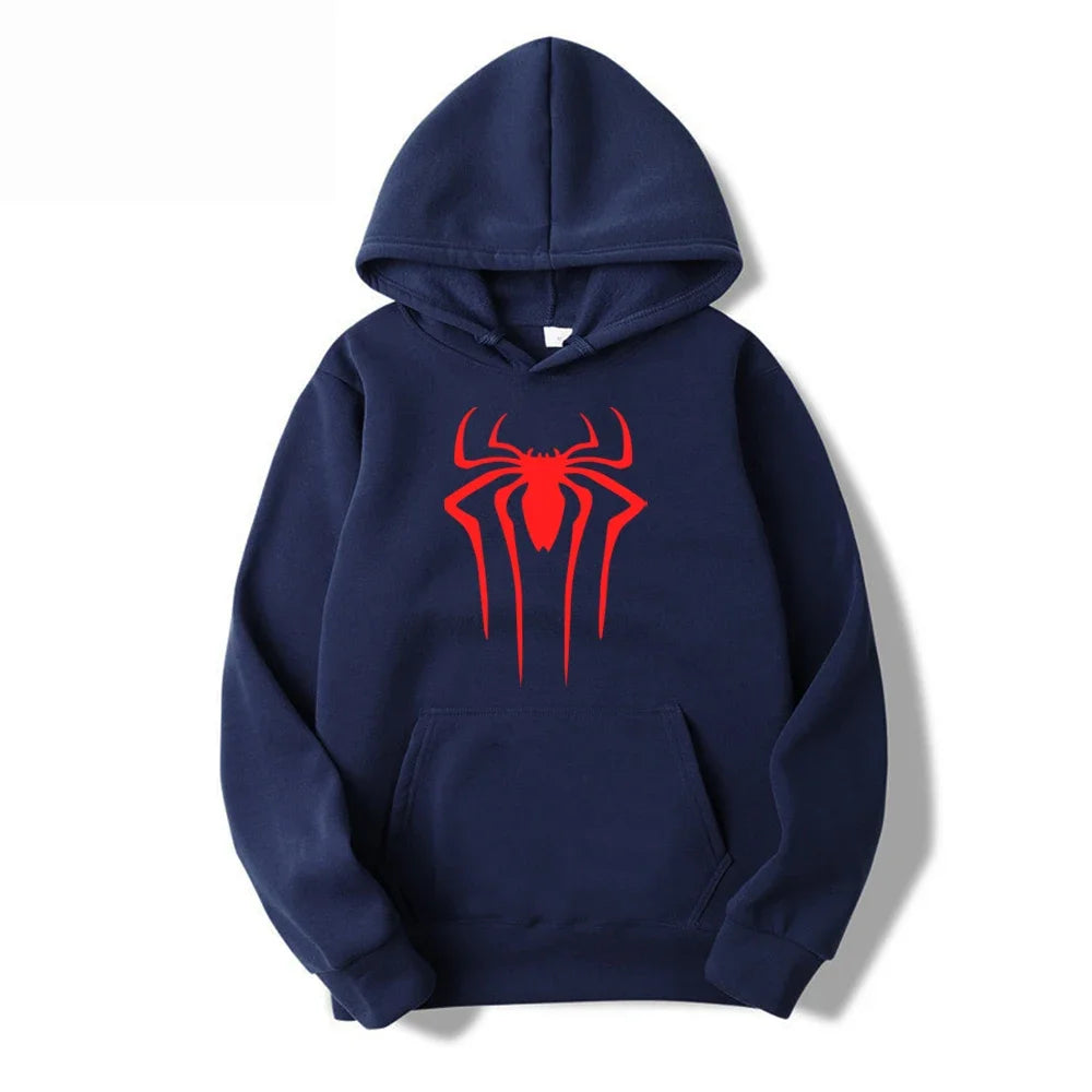 Fashion brand men's hoodie casual hoodie sportswear men's/women's top printed spider hoodie